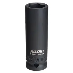 Торцева головка ударна глибока 1/2"DR, 19 мм. Alloid. GUG-51119