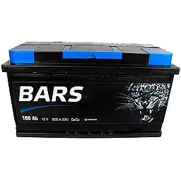 Акумулятор Bars 100Ah Ев (-/+) 800EN 353x175x190 мм