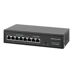 Комутатор мережевий Greenvision GV-015-D-06+2P - мініатюра 1