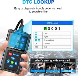 Діагностичний автосканер Topdiag T200 OBD2 для легкових авто та вантажівок - мініатюра 2