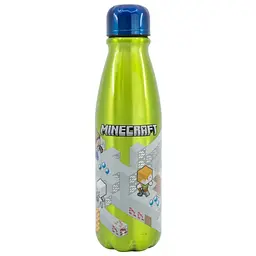 Дитяча пляшка для води алюмінієва 600 мл Stor Minecraft (40440)