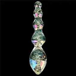 Скляний фалоімітатор DILDO GLOW-IN-THE-DARK TWILIGHT GLEAM GLASS LOVETOYS 66-LV610002 100434 - мініатюра 3