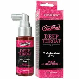 Полуничний спрей для мінету Doc Johnson - Good Head Deep Throat Spray, Sweet Strawberry , 59 ml Doc Johnson SO2801 89717 - мініатюра 1