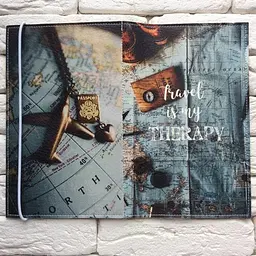 Тревел-кейс Travel is my therapy екошкіра - мініатюра 2