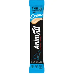Ласощі для котів AnimAll Creme зі смаком тунця з креветками 6 шт. х 15 г - мініатюра 2