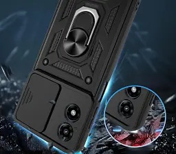 Панель BeCover Military для Motorola Moto G04/G04s Black (713062) - мініатюра 2