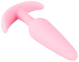 Анальна пробка Cuties Mini Butt Plug 8.4 см (рожевий) - мініатюра 4
