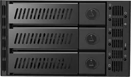 Бекплейн Chieftec 2x5.25" -> 3x3.5" HDDs Hot-Swap Metal (CMR-2131SAS)