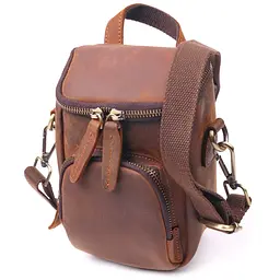 Чоловіча шкіряна сумка Vintage 13,5х19х8 см sum0022406