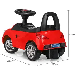 Каталка-толокар Bambi M 3147C-3 музичний червоний - мініатюра 3
