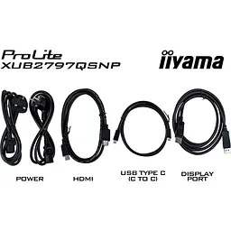 Монітор 27" Iiyama ProLite XUB2797QSNP-B1 QHD IPS 100Hz (XUB2797QSNP-B1) - мініатюра 12