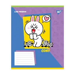 Зошит Yes Line Friends Funny А5 12 аркушів лінія (767639), в асортименті - мініатюра 4