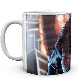 Кухоль GeekLand Людина-Павук Spider-Man На даху SM.02.040 330 мл білий - мініатюра 2