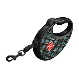Повідець для собак WAUDOG R-leash з контейнером для пакетів "Луска", світловідбивна стрічка S (255-0179) - мініатюра 4