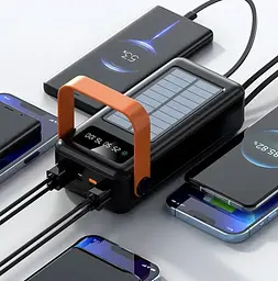 Power Bank SOLAR YM-636CX 80000 mAh з ліхтариком ∙ Портативний акумулятор YM-636C на сонячній батареї - мініатюра 5