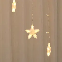 Гірлянда LED Star штора Зірочки 136 led довжина 3 метра - мініатюра 2