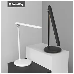 Настільна лампа ColorWay 4W with built-in battery 1800 mAh USB in/out 5V*1A, white (CW-DL02B-W) - мініатюра 4