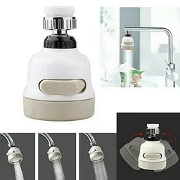 Насадка-аератор на кран MasterTool Water Saver 360 водозбережувач, гнучкий білий - мініатюра 6