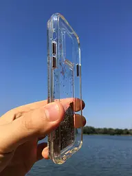 Чохол протиударний з плаваючими блискітками Case-Mate Waterfall CM039326-06 для iPhone 11 Pro (5.8") Gold - мініатюра 9