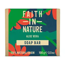 Твердое мыло Faith in Nature Натуральное С алоэ вера 100 г (708002100741)