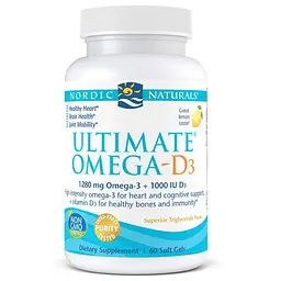 Жирні кислоти Nordic Naturals Ultimate Omega-D3, 60 капсул - мініатюра 2