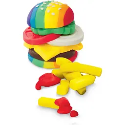 Набір для творчості з пластиліном Hasbro Play-Doh Kitchen Creations Burger and Fries Set (E5112_E5472) - мініатюра 6