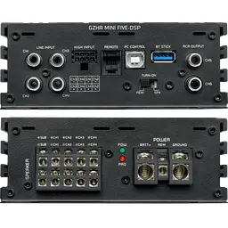 П’ятиканальний підсилювач Ground Zero GZHA MINI FIVE-DSP - мініатюра 2