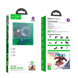 Спорт Камера HOCO sports camera DV100 |1080p, 30fps, wifi, 30m waterproof shell| - мініатюра 2