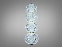 Підвісний LED світильник Diasha D221205-4 15 Вт золото