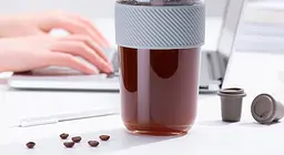 Склянка Xiaomi Funjia Double Drinking Glass 400ml Star Grey (3204272) [81702] - мініатюра 3