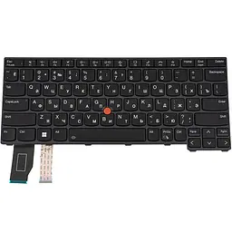 Клавіатура для ноутбука LENOVO (ThinkPad: X13 Gen 2) rus чорний подсветка клавиш