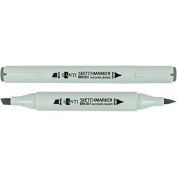 Набір спиртових маркерів Santi Brush SA-GG5 зелено-сірий 5, 6 шт. (390937)