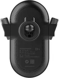 Автотримач + бездротовий ЗП ZMI Car Wireless Charger чорний 20 W WCJ10 - мініатюра 2