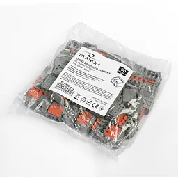 Клемник швидкого монтажу 3п сірий PA (TF-KNG-413) TITANUM TITANUM (29065-000) - мініатюра 4