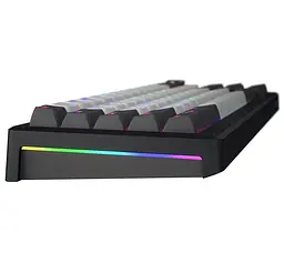 Механічна ігрова клавіатура HATOR HTK-4160-UA Skyfall 65 PRO Wireless Aurum Vanila Silent Switch USB, 2,4 ГГц, BT 5.3 Black-White - мініатюра 4