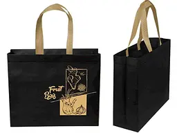 Еко сумка ECOBAG бокс з друком Кориця із замком 385х320х120мм 400мм