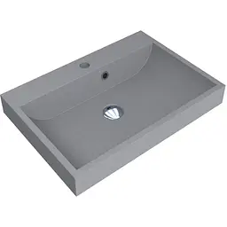 Умивальник Miraggio Varna 600 mirastone gray 0000448, Сірий