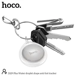 Пошуковий трекер - брелок антивтрата HOCO DI29 Plus Water droplet hape anti-lost tracker - мініатюра 4