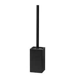 Йоржик для унітазу підлоговий VBI Quadro black VBI-040121BL, Чорний матовий