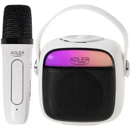 Колонка караоке Adler AD 1199 з мікрофоном 8 годин роботи Bluetooth компактна портативна - мініатюра 3