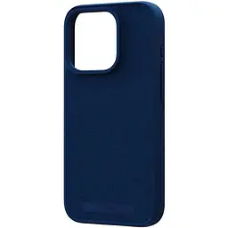 Чохол-накладка Njord Suede MagSafe Case Blue для iPhone 15 Pro (NA53SU01) - мініатюра 2