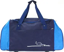 Сумка спортивна Wallaby з нейлону 59 л 48×32×28 см Синя з блакитним - мініатюра 6