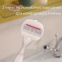 Подарунковий набір: Станок для гоління жіночий Gillette Venus Comfortglide Sugarberry Plus Olay з 2 змінними картриджами + Косметичка - мініатюра 3
