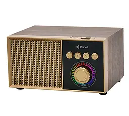 Портативная колонка ретро Kisonli G10 Bluetooth 1200mAh 5Вт Brown - мініатюра 1