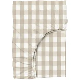 Простирадло на резинці в дитяче ліжечко Cosas Beige Check 60х120х12 см (BeigeCheck_120)