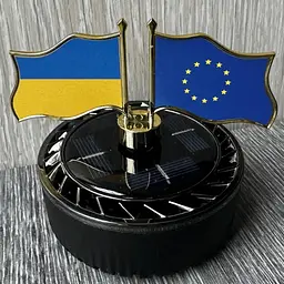 Автомобільний ароматизатор-дифузор “Прапори” на сонячній батареї - мініатюра 3