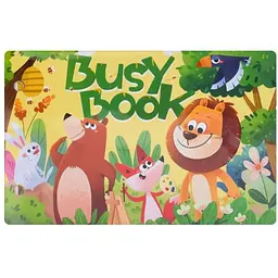 М'яка розвиваюча іграшка-книжечка "Busybook" 557-581-583-1