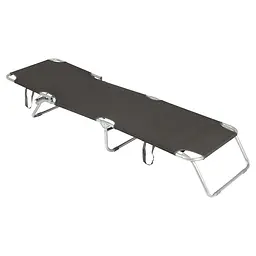Ліжко розкладне Bo-Camp Sun Lounger 3 Positions Anthracite (1304480) - мініатюра 3