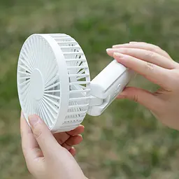 Портативний вентилятор K37 з затискачем 2000mAh White - мініатюра 3