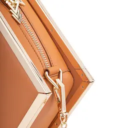 Сумка для секс-іграшок LOCKINK Mysterious Square Kink Bag, коричнева, набір для бондажу в комплекті - мініатюра 5